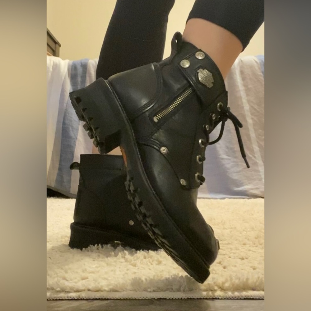 Harley Davidson Combat Boots Sz. 9 1/2